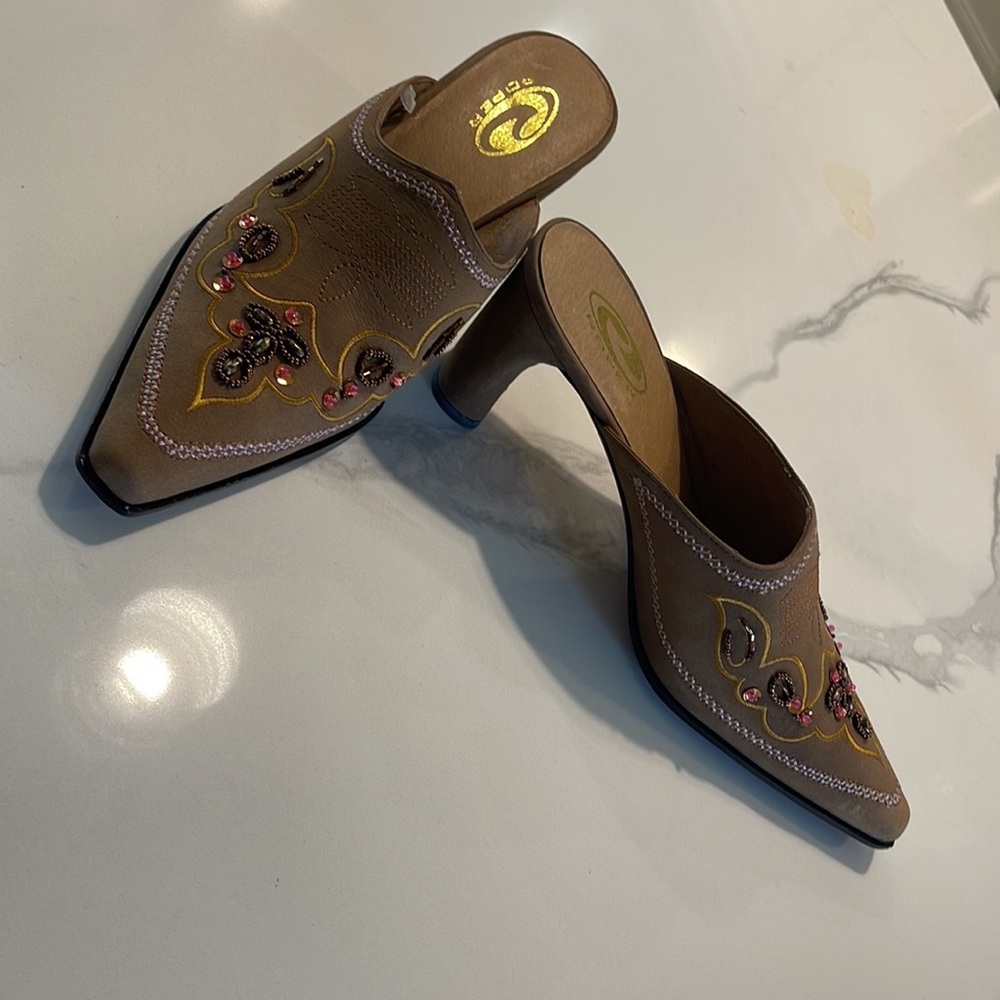 Roper NWOT Leather Mule Size 9 - Picture 9 of 9